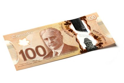 100 Canadian Dollar Notes