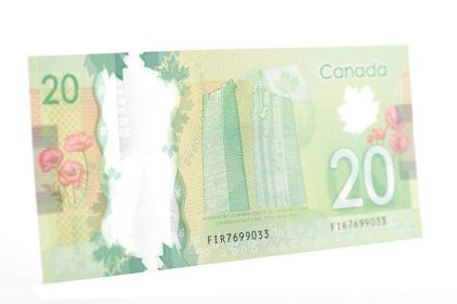 20 Canadian Dollar Notes