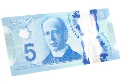 5 Canadian Dollar Notes