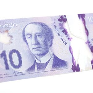 10 Canadian Dollars