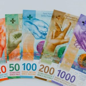 Mixed Swiss Bank Notes